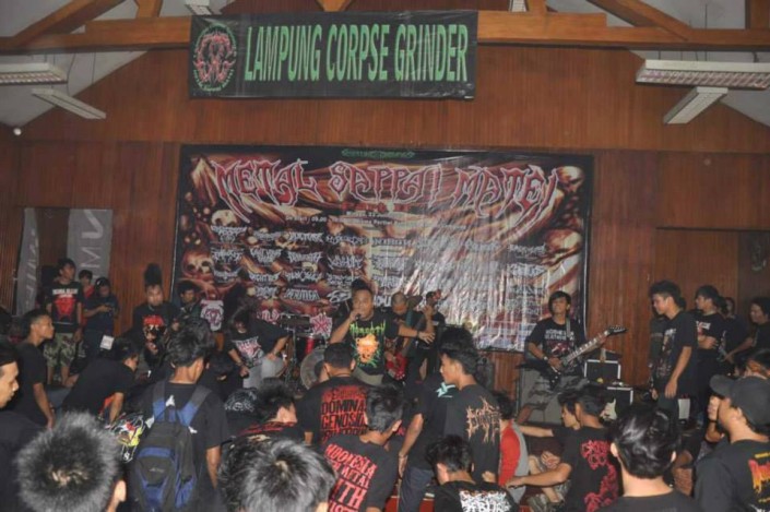 NISAN live Lampung Metal Fest