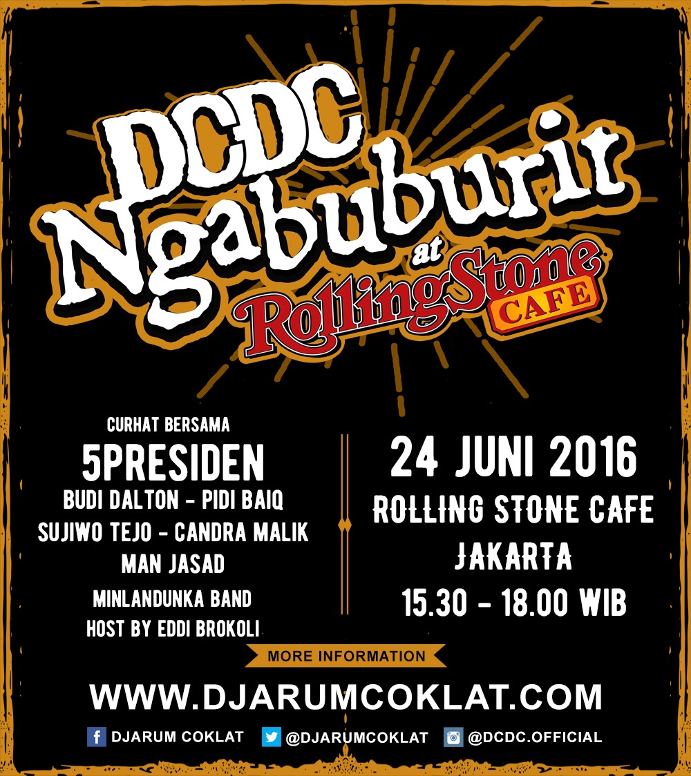 DCDC Ngabuburit at Rolling Stone Cafe 24 Juni 2016