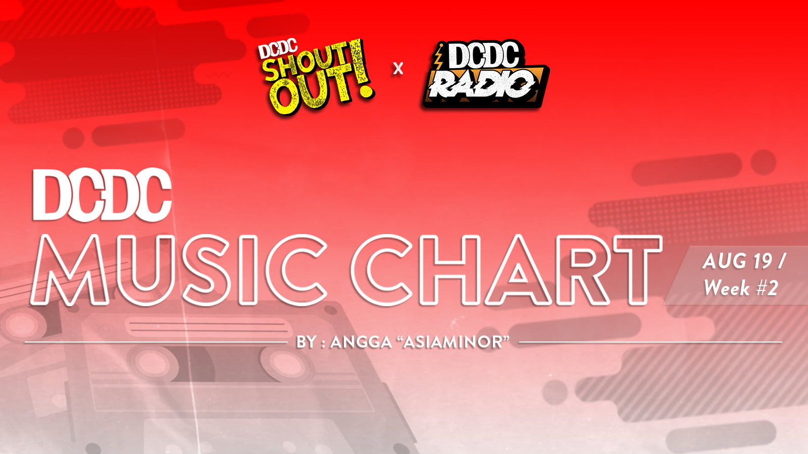 DCDC Music Chart - #2nd Week of August 2019