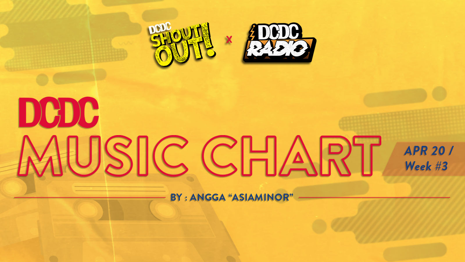 DCDC Music Chart - #3rd Week of April 2020