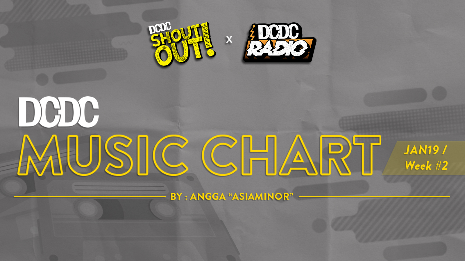 DCDC Music Chart - #2nd Week of January 2019