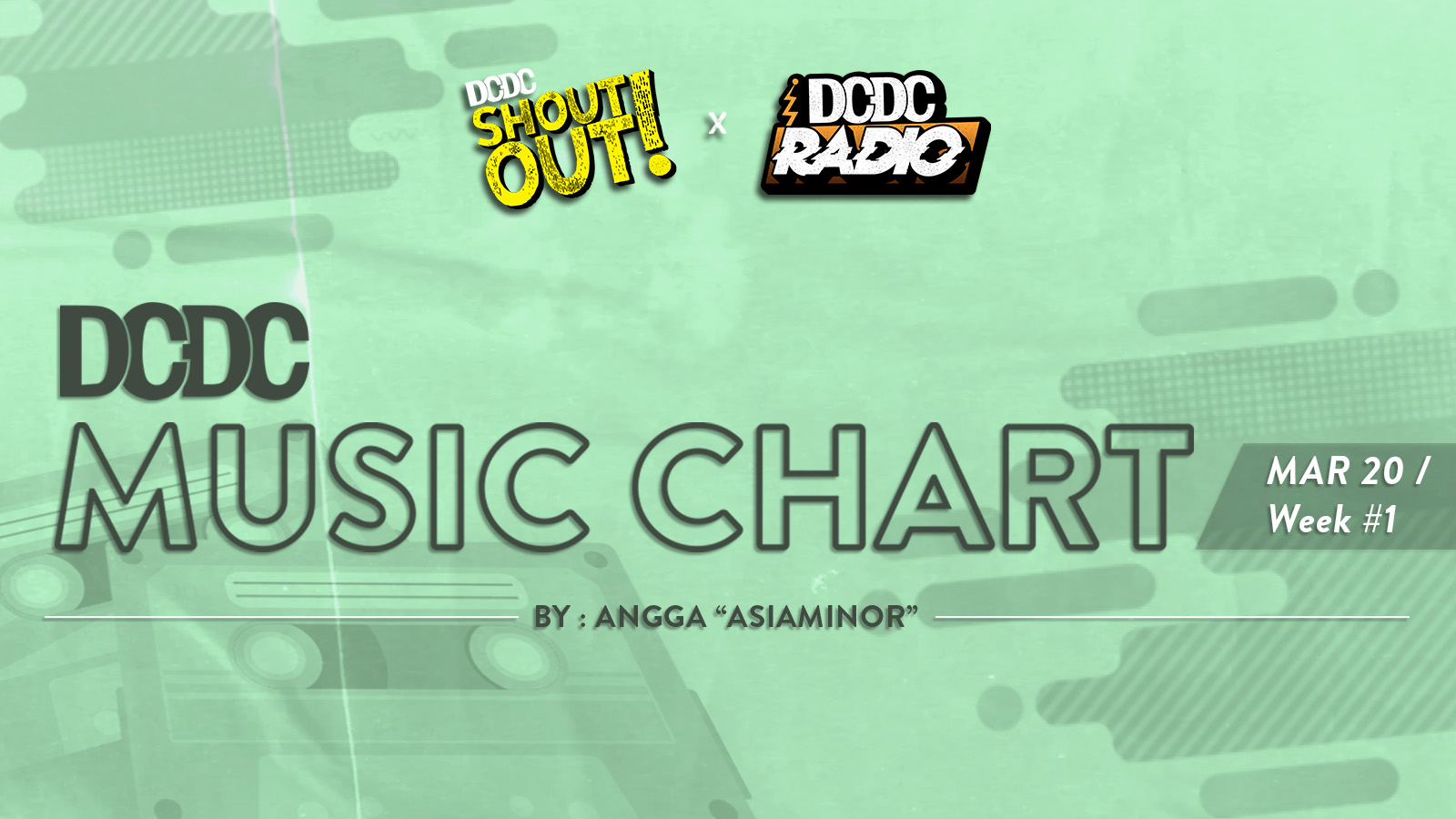 DCDC Music Chart - #1st Week of March 2020