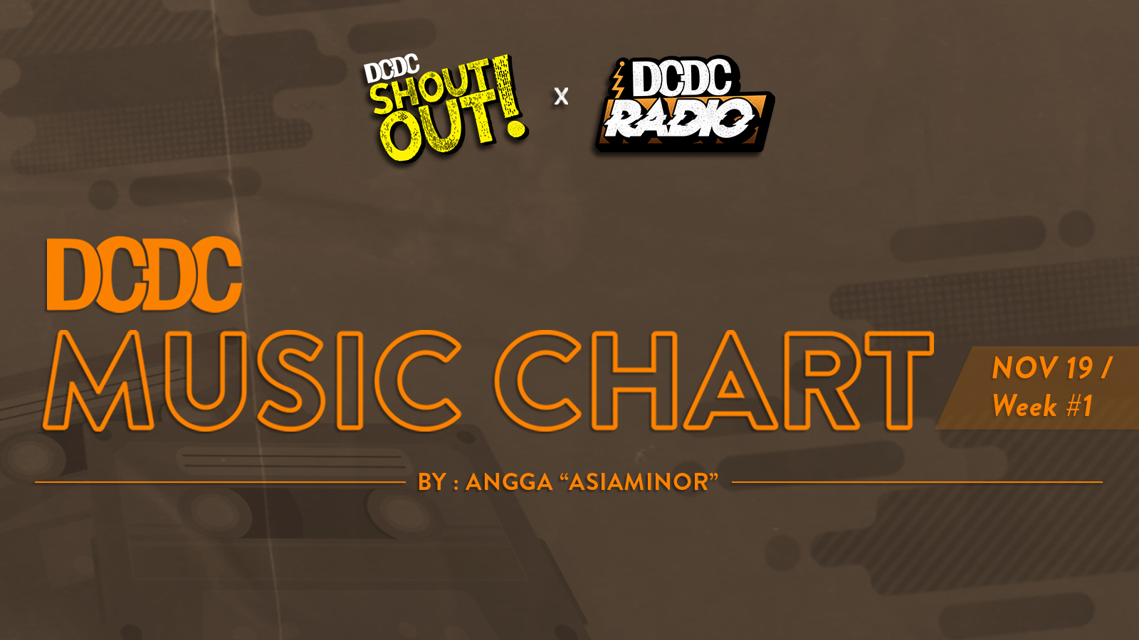 DCDC Music Chart - #1st Week of November 2019