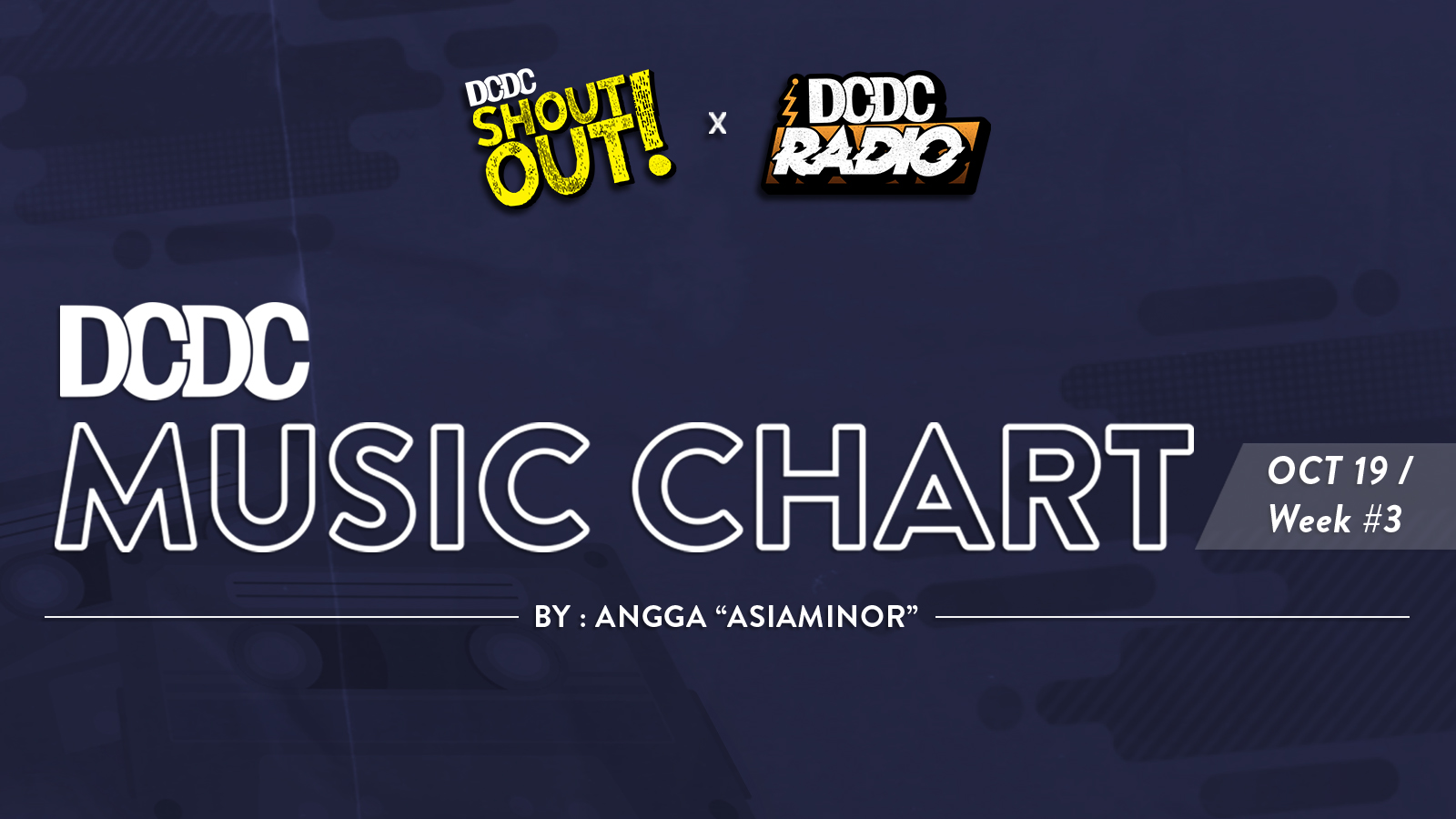 DCDC Music Chart - #3rd Week of October  2019