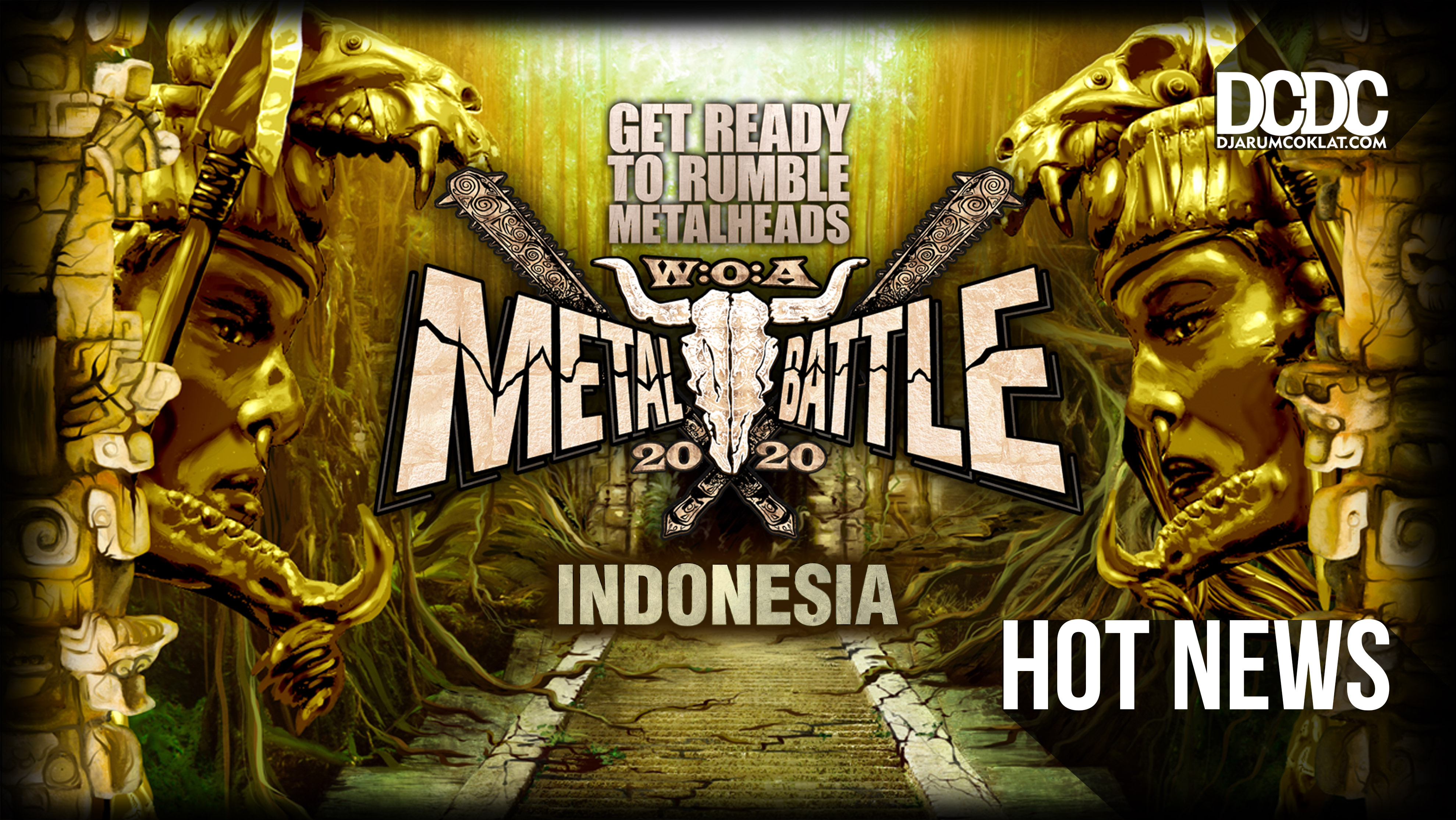 Untuk Semua Band Musik Ekstrem, Registrasi W:O:A Metal Battle Indonesia 2020 Sudah Dibuka