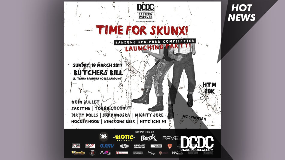 Grup Band Ska-Punk Bandung Siap Ramaikan Pesta Rilis Kompilasi Time For Skunx