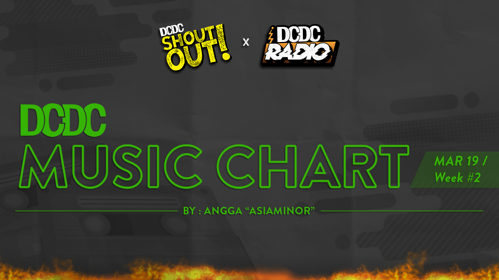 DCDC Music Chart - #2nd Week of March 2019