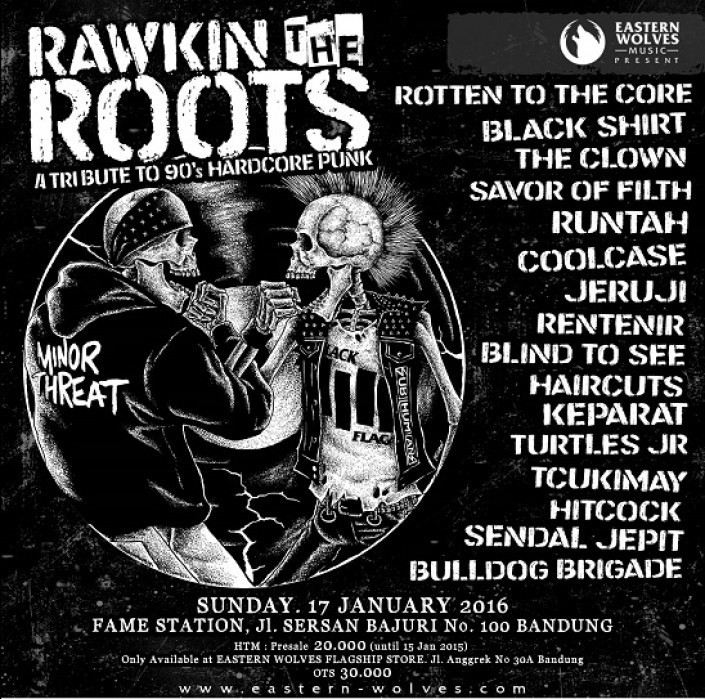 Rawkin The Roots: ‘A Tribute To 90’s Hardcore Punk’