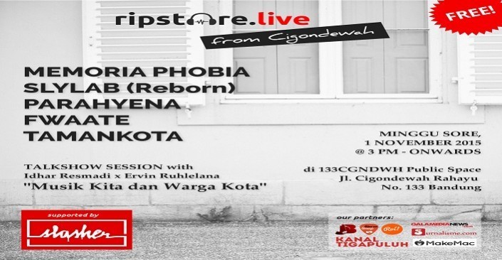 Micro Gigs #2: Ripstore Live from Cigondewah 