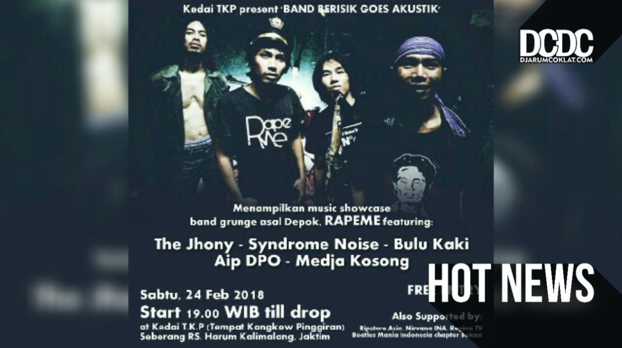 Silaturahmi Grunge dari RAPEME Untuk Jakarta Timur, Weekend Ini!